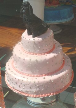 Poodle cake