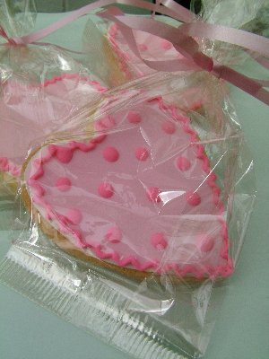 June Heart cookies
