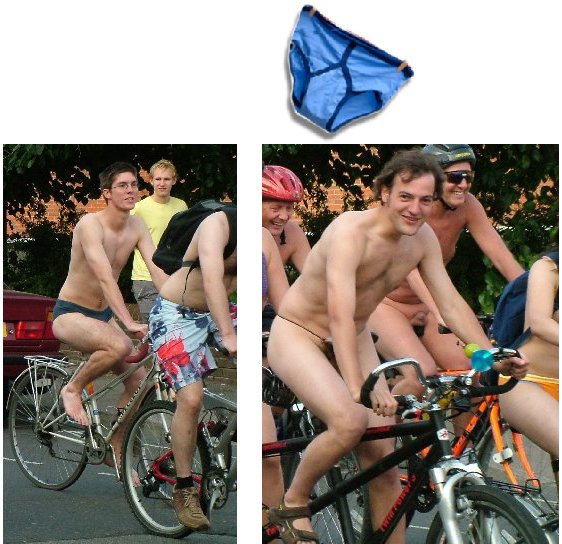 2 naked cyclists