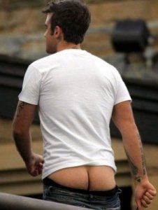Robbie Williams' bottom